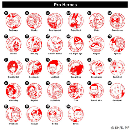 My Hero Academia-Selfinktype(Pro Hero)