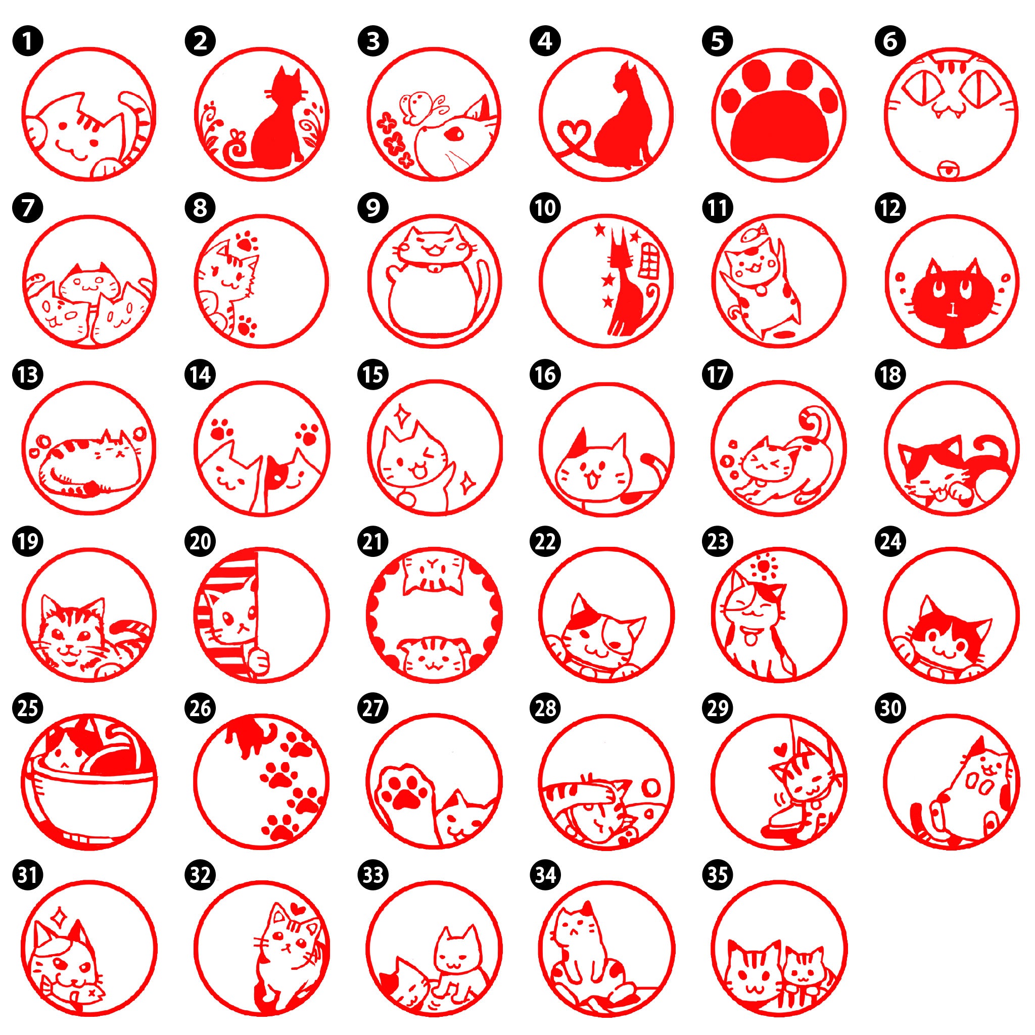 The Cat Hanko Collection